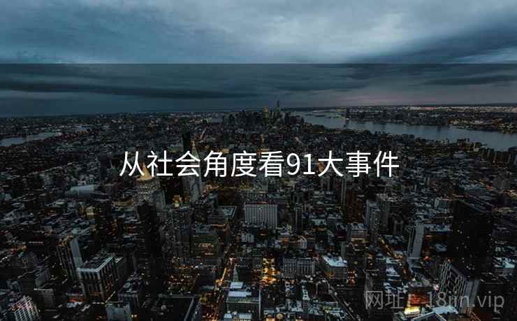 从社会角度看91大事件 从社会角度看91大事件