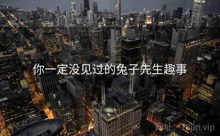 你一定没见过的兔子先生趣事 你一定没见过的兔子先生趣事