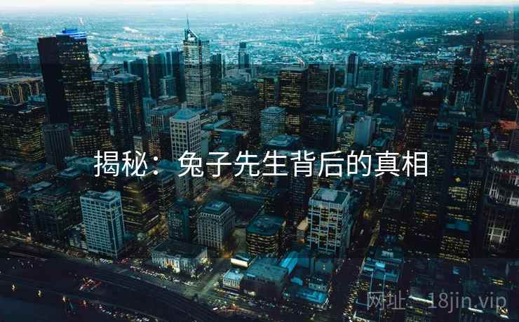 揭秘:兔子先生背后的真相 揭秘:兔子先生背后的真相