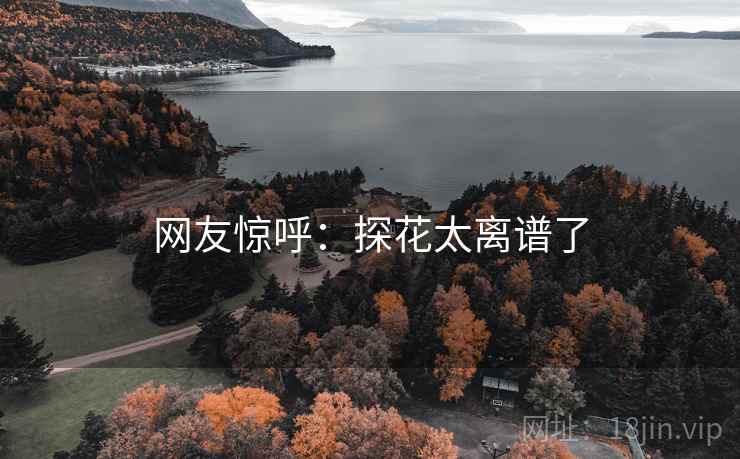 网友惊呼：探花太离谱了